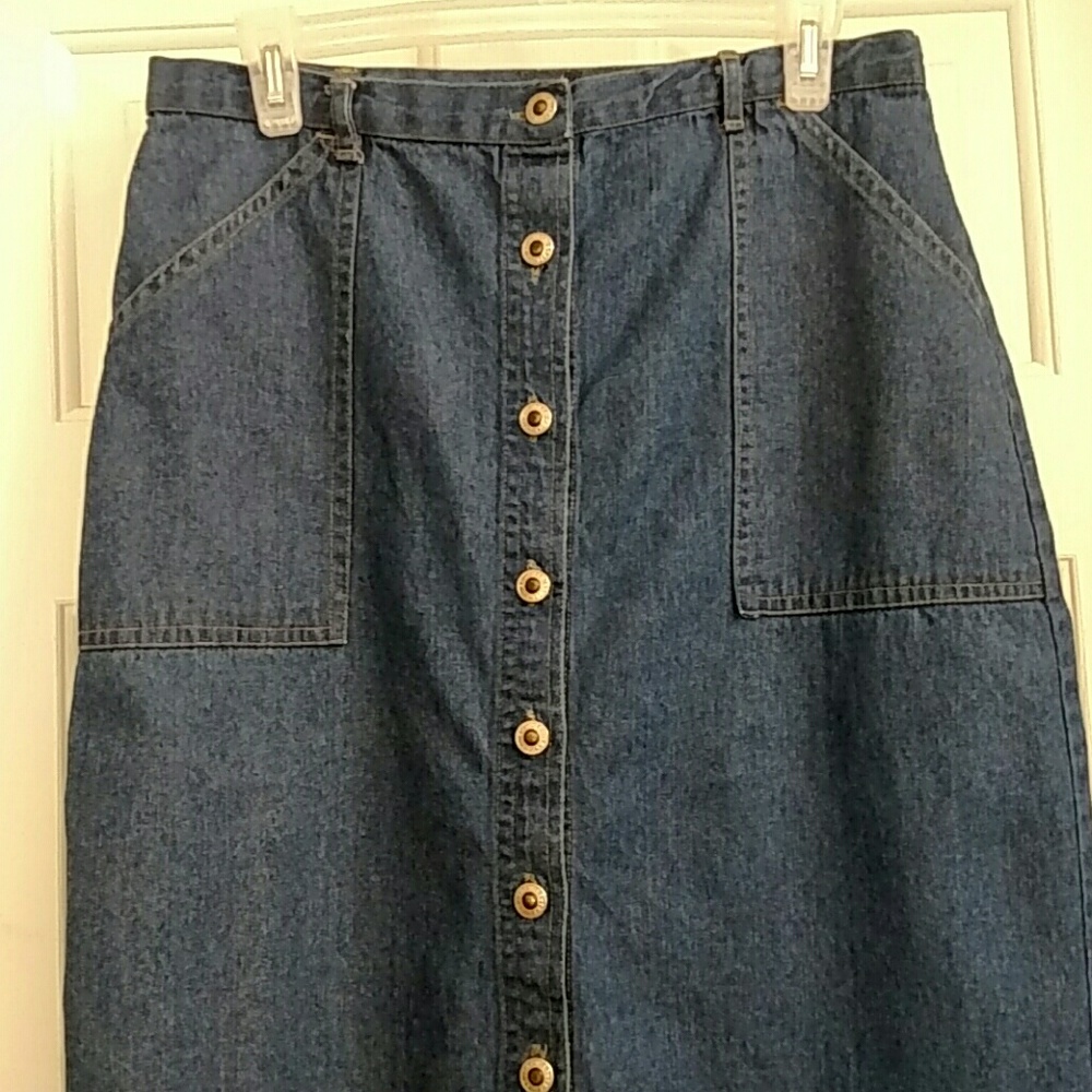 Premier International denim skirt